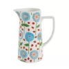 3R Studios 64 oz. Blue Floral Pitcher