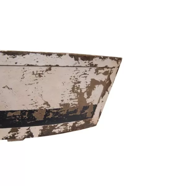 3R Studios Wood Decorative Boat with Tin Insert