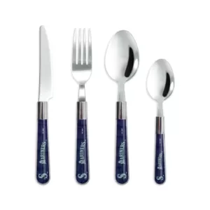 sportsvault MLB 16-Piece Seattle Mariners Flatware Set (Service for 4)