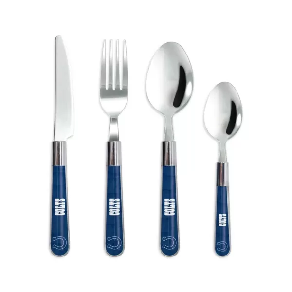 sportsvault NFL 16-Piece Indianapolis Colts Flatware Set (Service for 4)