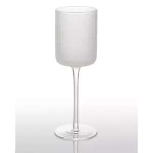 Abigails White Night Frosted Water Glass