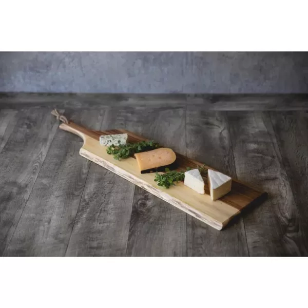 Picnic Time Artisan 30 in. Acacia Serving Board