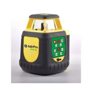 AdirPro 1650 ft. Green Beam Self leveling Rotary Laser Level with Receiver and Remote (5-Piece)