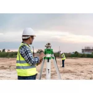 AdirPro Green Heavy-Duty Aluminum Survey Construction Tripod with Quick Clamp