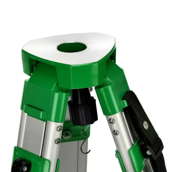 AdirPro Green Heavy-Duty Aluminum Survey Construction Tripod with Quick Clamp