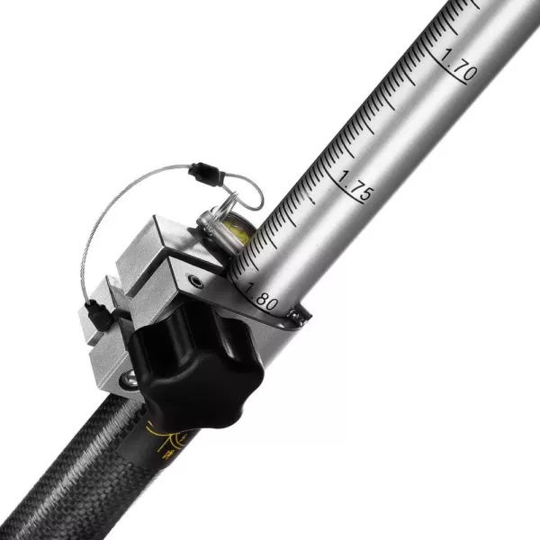 AdirPro 8.5 ft. Dual Graduations Carbon Fiber Prism Pole with Adjustable Tip