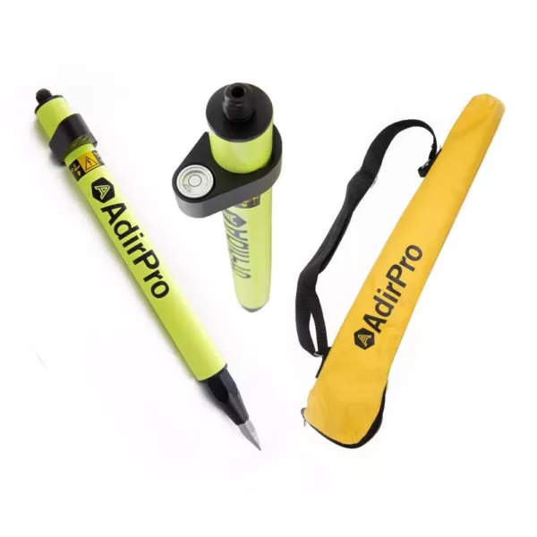 AdirPro 2 m Aluminum GPS/GNSS Rover Telescoping Rod, Green (2-Piece)