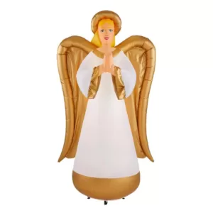 Airblown 8 ft. Inflatable Fuzzy Luxe Angel