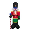 ALEKO 96 in. Christmas Inflatable Nutcracker with UL Certified Blower and LED Lights