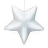 Alpine Corporation 19 in. Tall Christmas 3D Hanging Star Ornament Decoration with LED Lights