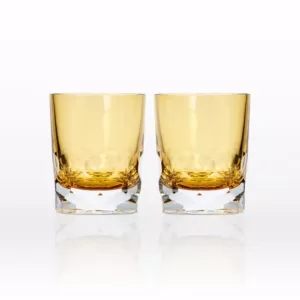 Rolf Glass Vienna 7 oz. Amber Old-Fashioned (Set of 2)