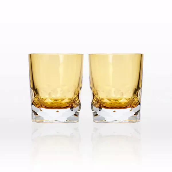 Rolf Glass Vienna 7 oz. Amber Old-Fashioned (Set of 2)