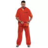 Amscan Mens Prisoner Halloween Costume Standard