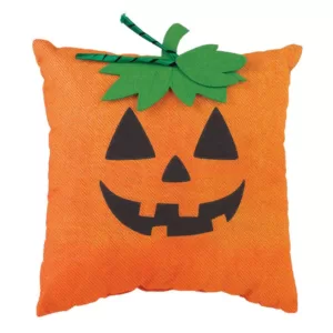 Amscan 12 in. Orange Halloween Pumpkin Pillow (3-Pack)