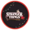 Amscan Stranger Things 9 in. Black Halloween Plates Round Paper (4-Pack)