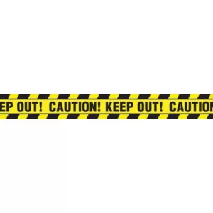 Amscan 20 ft. x 3 in. Halloween Caution Tape Banner (8-Pack)