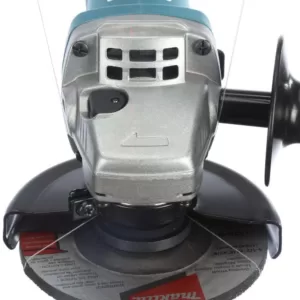 Makita 7.5 Amp Corded 4-1/2 in. Easy Wheel Change Compact Angle Grinder with Grinding Wheel, Wheel Guard and Side Handle