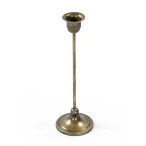 Zentique Upturned Bell Antique Gold Large Candle Holder