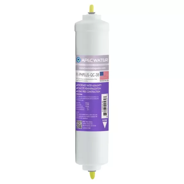 APEC Water Systems Ultimate Series Reverse Osmosis 10 in. Calcium Carbonate Alkaline Filter with 3/8 in. Quick Connect