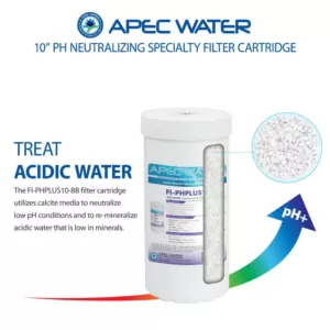 APEC Water Systems 10 in. Big Blue Specialty Calcite Low pH Neutralizing Replacement Water Filter Cartridge