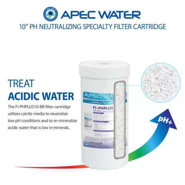 APEC Water Systems 10 in. Big Blue Specialty Calcite Low pH Neutralizing Replacement Water Filter Cartridge