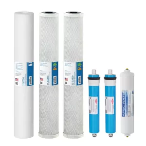 APEC Water Systems Ultimate Complete Replacement Filters with Membrane for 180 GPD Premium Commercial Grade Reverse Osmosis System