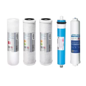 APEC Water Systems Ultimate Complete Replacement Filter Set for 90 GPD High Flow 5-Stage Systems