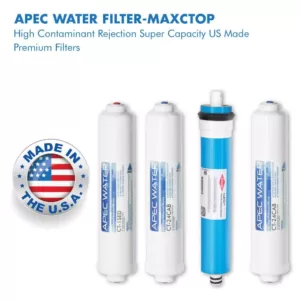 APEC Water Systems Ultimate Complete Replacement Filter Set for RO-CTOP Countertop RO Systems