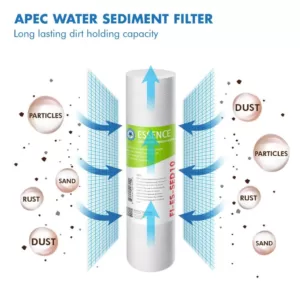 APEC Water Systems Essence 10 in. Replacement Pre-Filter Set with pH+ Calcium Carbonate Re-Mineralization Filter for ROES-PH75