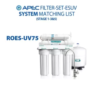 APEC Water Systems Essence 10 in. Replacement Pre-Filter Set with UV Replacement Bulb for ROES-UV75