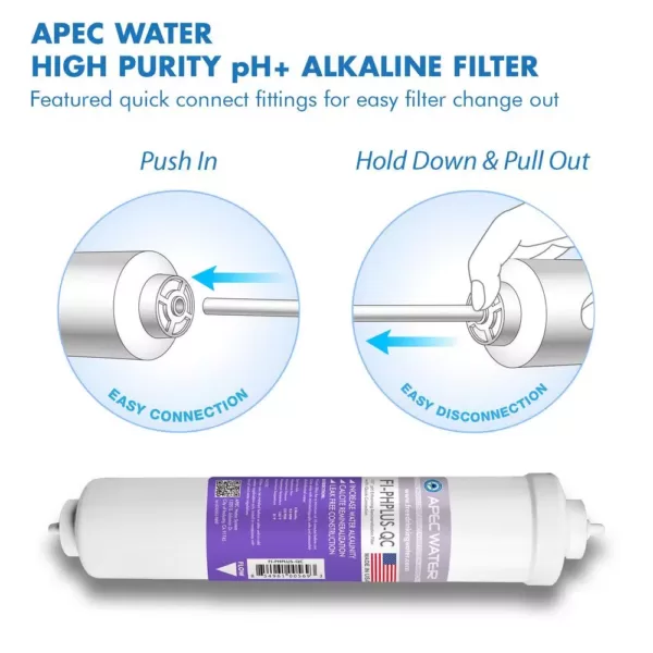 APEC Water Systems Ultimate 10 in. Super Capacity Replacement Pre-Filter Set for 90 GPD pH+ Reverse Osmosis Systems