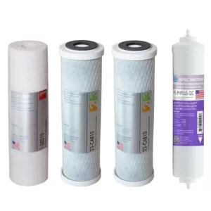 APEC Water Systems Ultimate 10 in. Super Capacity Replacement Pre-Filter Set for 90 GPD pH+ Reverse Osmosis Systems