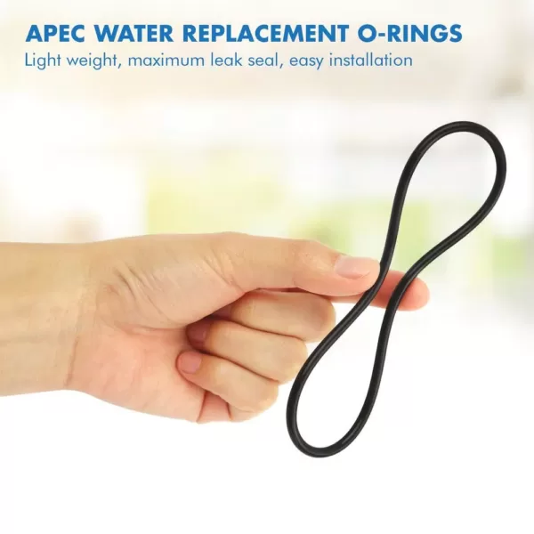 APEC Water Systems 3.5 in. O.D. O-Ring Set (3-Pack) for 10 in. Standard Reverse Osmosis Filter Housings