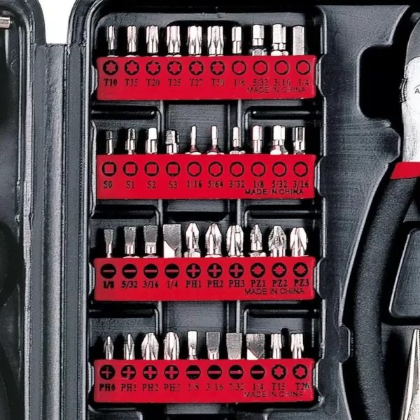 Apollo 161-Piece Home Tool Kit with 4.8-Volt Screwdriver