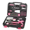 Apollo 135-Piece Home Tool Kit in Pink