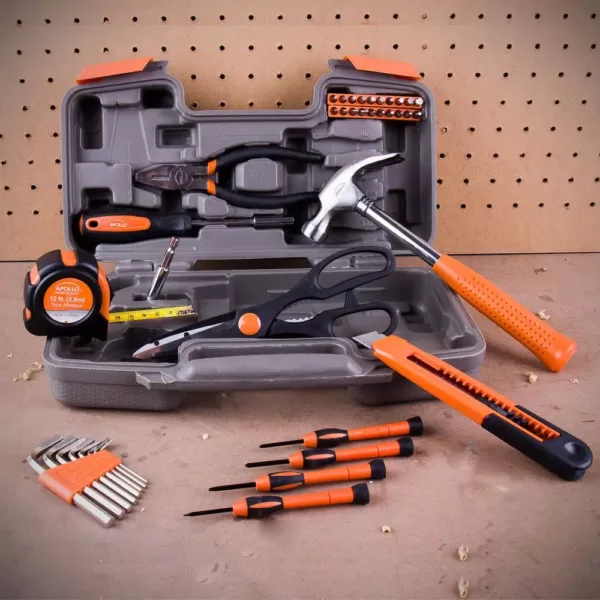 Apollo General Tool Set Orange (39-Piece)