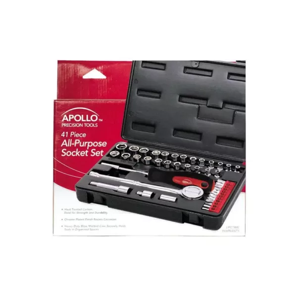 Apollo 41-Piece All Purpose Socket Set