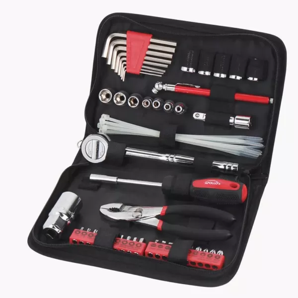 Apollo Auto Tool Set in Zipper Case (56-Piece)