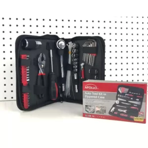 Apollo Auto Tool Set in Zipper Case (56-Piece)