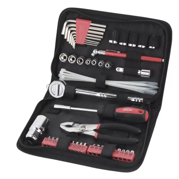 Apollo Auto Tool Set in Zipper Case - Metric (56-Piece)