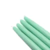 Zest Candle 6 in. Aqua Taper Candles (12-Set)