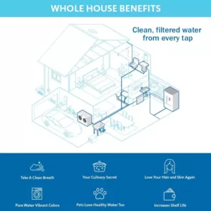 Aquasana Replacement Post-Filter Cartridge for Aquasana Whole House Water Filtration Systems with a 10 in. Post-Filter