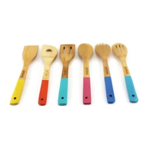 BergHOFF CooknCo Multi-Color Bamboo Utensil (Set of 6)