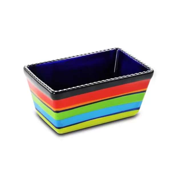 Gibson Pueblo Springs 3-Piece Stoneware Bright Color Bakeware Set