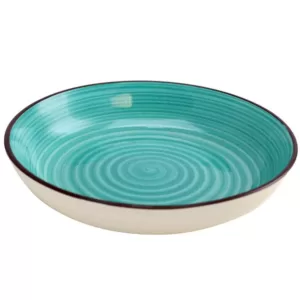 Gibson Home 12.05 oz. Assorted Colors Stoneware Pasta Bowls (4-Piece)