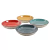 Gibson Home 12.05 oz. Assorted Colors Stoneware Pasta Bowls (4-Piece)