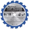 Avanti Pro 6-1/2 in. x 18-Teeth Fast Framing Saw Blade