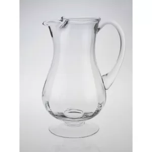 Badash Crystal 54 oz., 11 in. High Impressions European Mouth Blown Lead Free Crystal Optic Pitcher