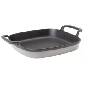 Bayou Classic 8 In. Enameled Weathered Gray Baking Dish