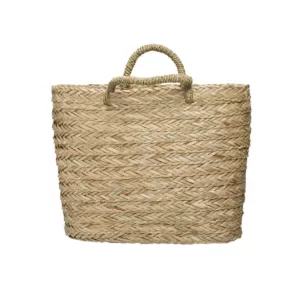 3R Studios Seagrass Handwoven Decorative Wall Baskets (Set of 2)